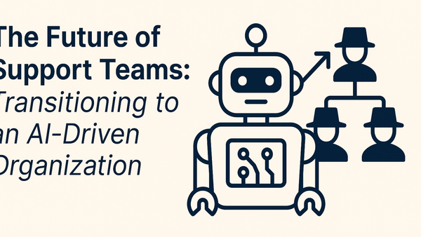 The Future of Support Teams: Transitioning to an AI-Driven Organization